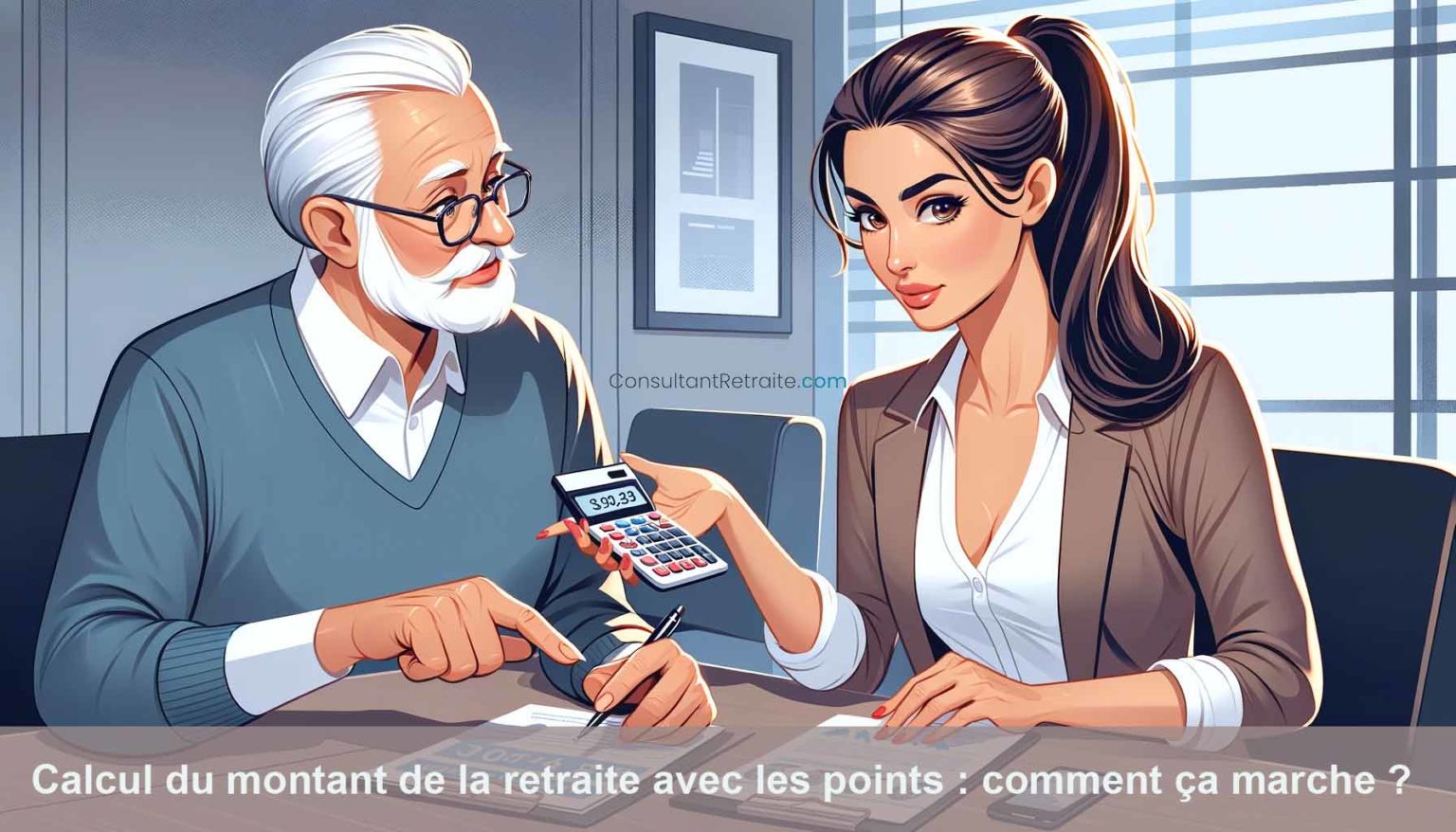 Comment calculer le montant de sa retraite avec les points