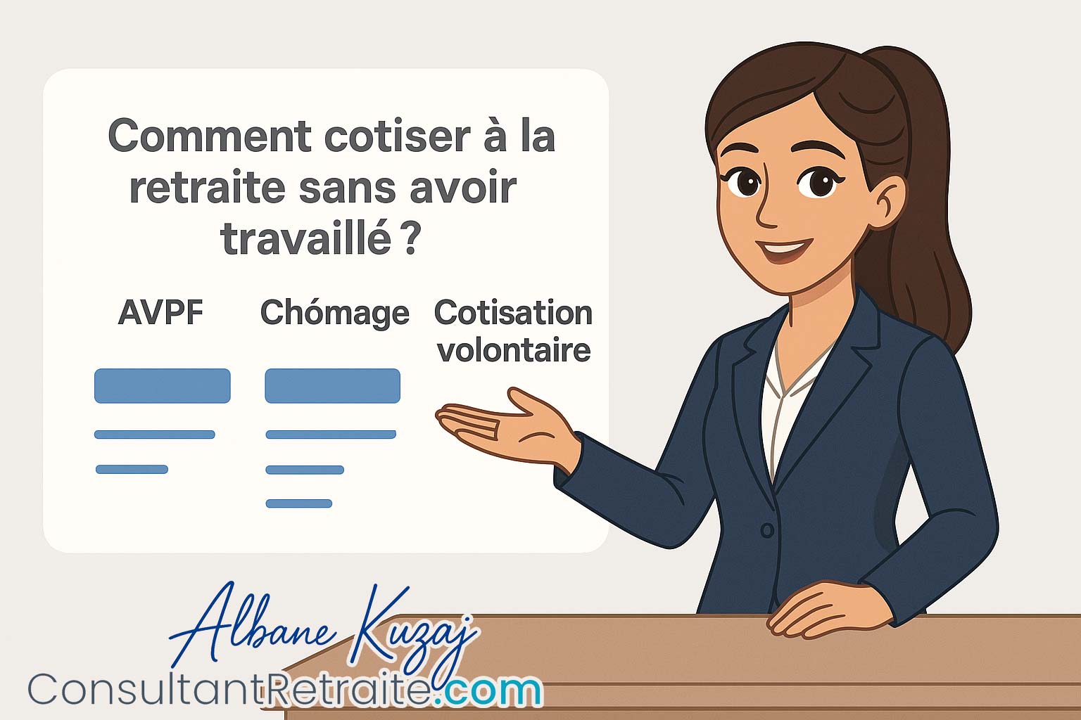 Comment cotiser à la retraite sans avoir travaillé