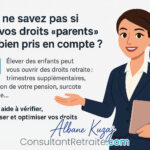 L’impact de vos enfants sur vos droits à la retraite dans le privé