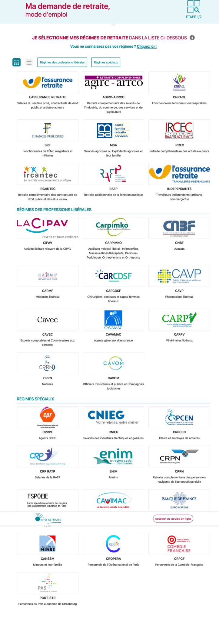 Faire sa demande de retraite en ligne