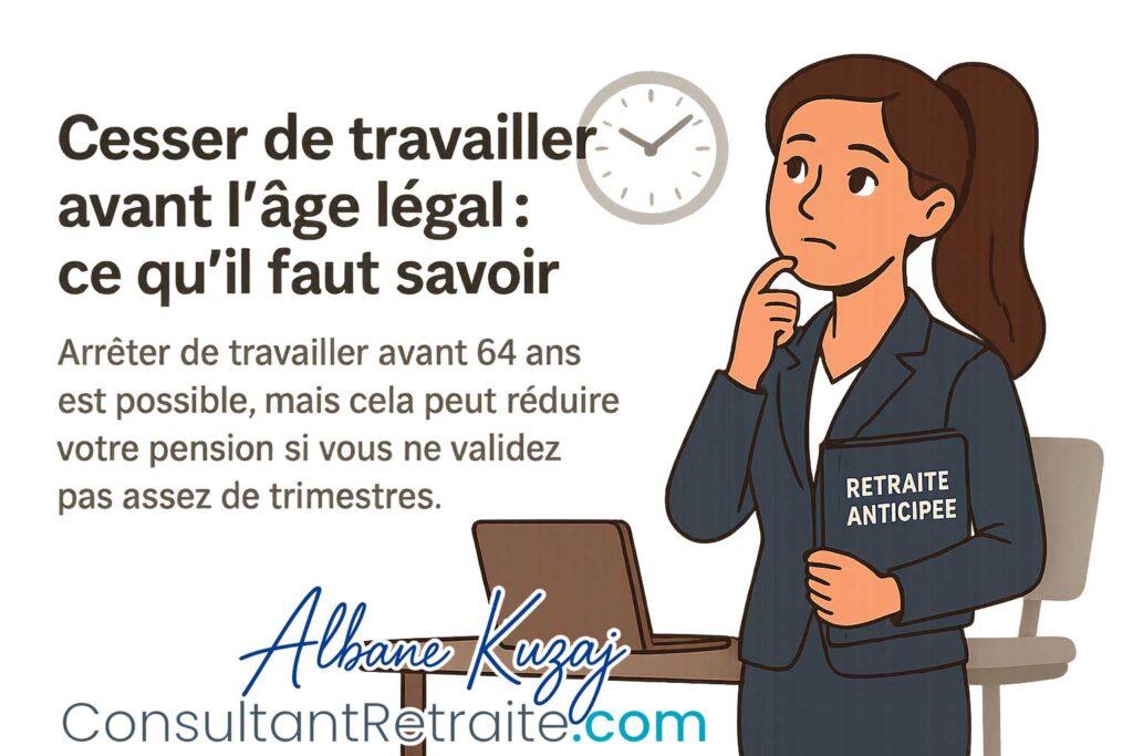 Arrêter de travailler avant l’âge légal de la retraite : ce qu’il faut savoir