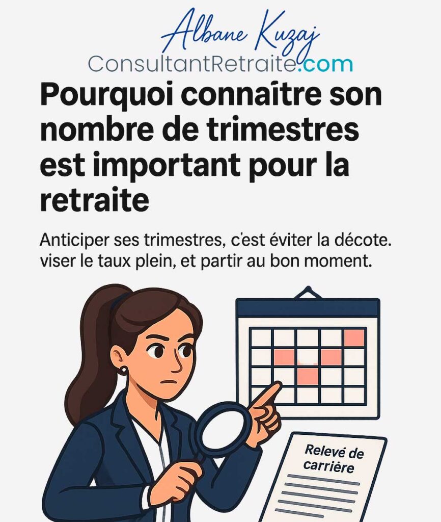 Nombre de trimestres pour la retraite selon votre année de naissance