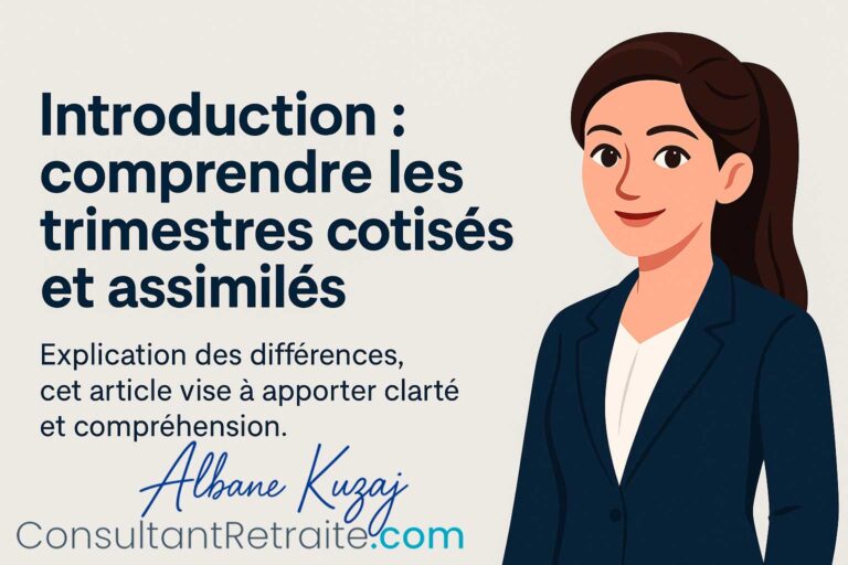 Retraite : comprendre trimestres cotisés et assimilés