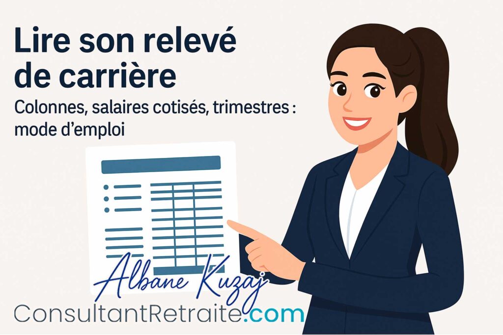 Comprendre son relevé de carrière et éviter les erreurs