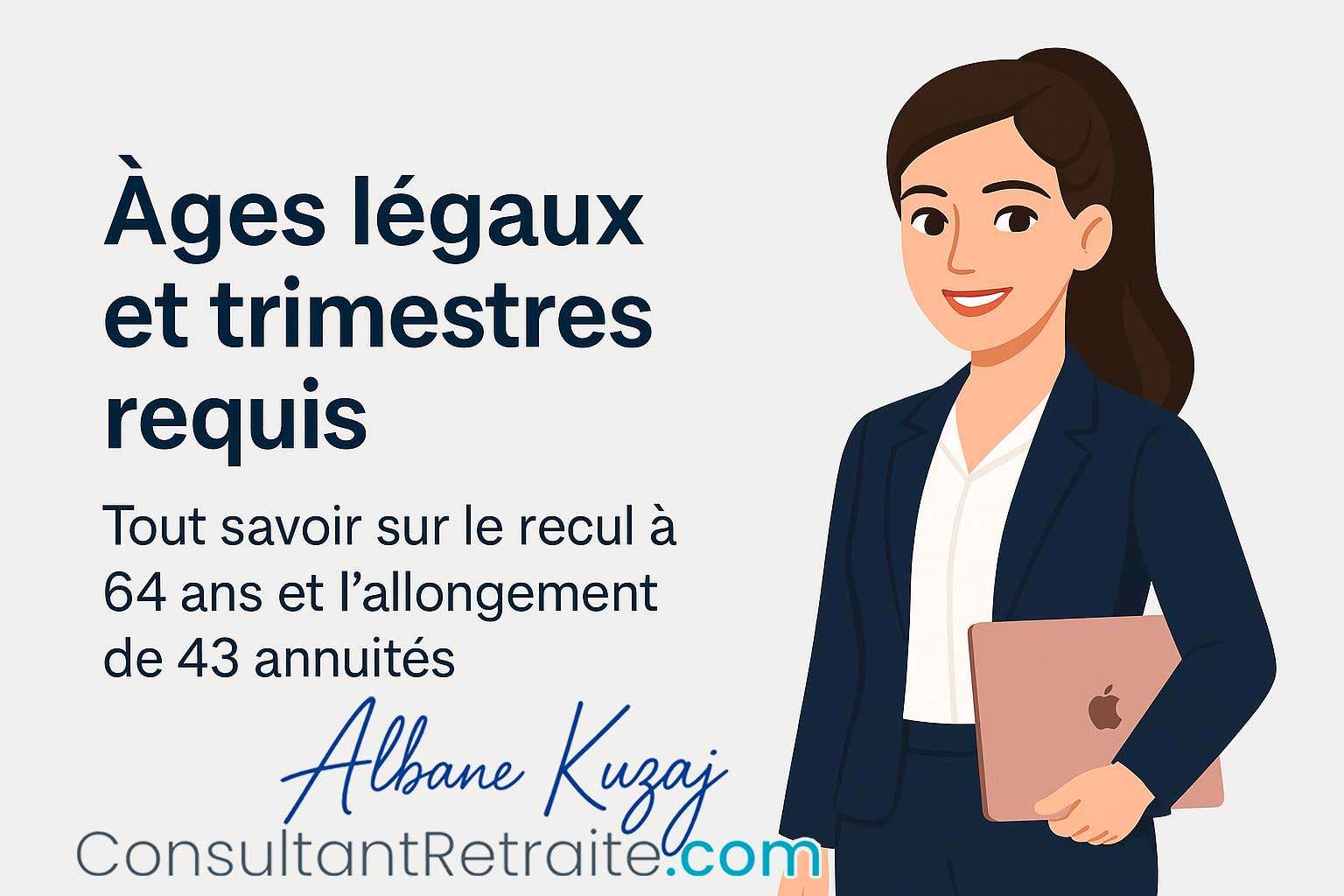réforme des retraites Nouveaux âges légaux et nombre de trimestres requis