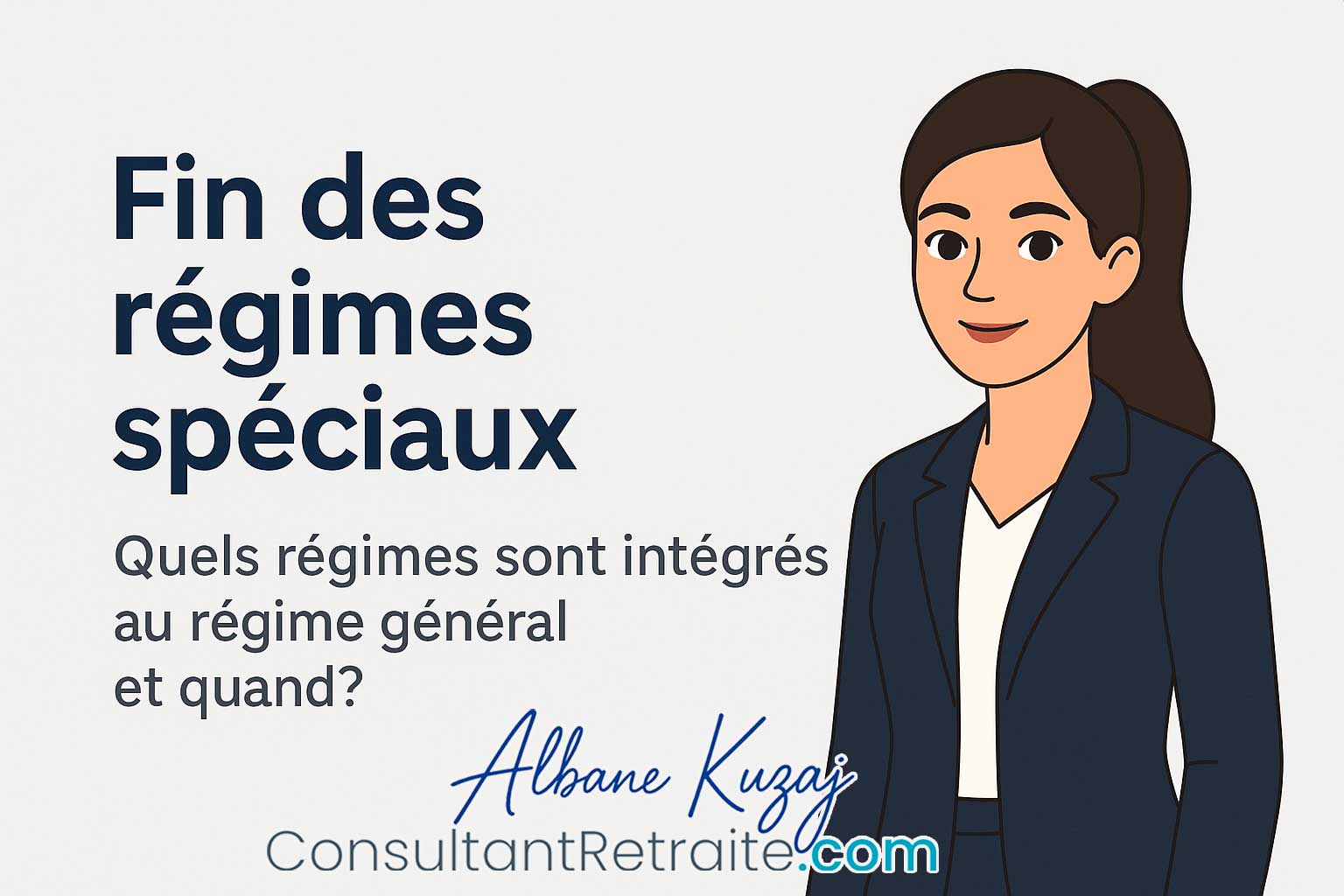 réforme retraite, Régimes spéciaux et intégration au régime général