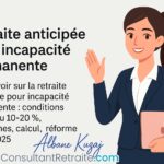 Retraite anticipée pour incapacité permanente