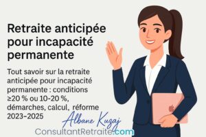 Retraite anticipée pour incapacité permanente