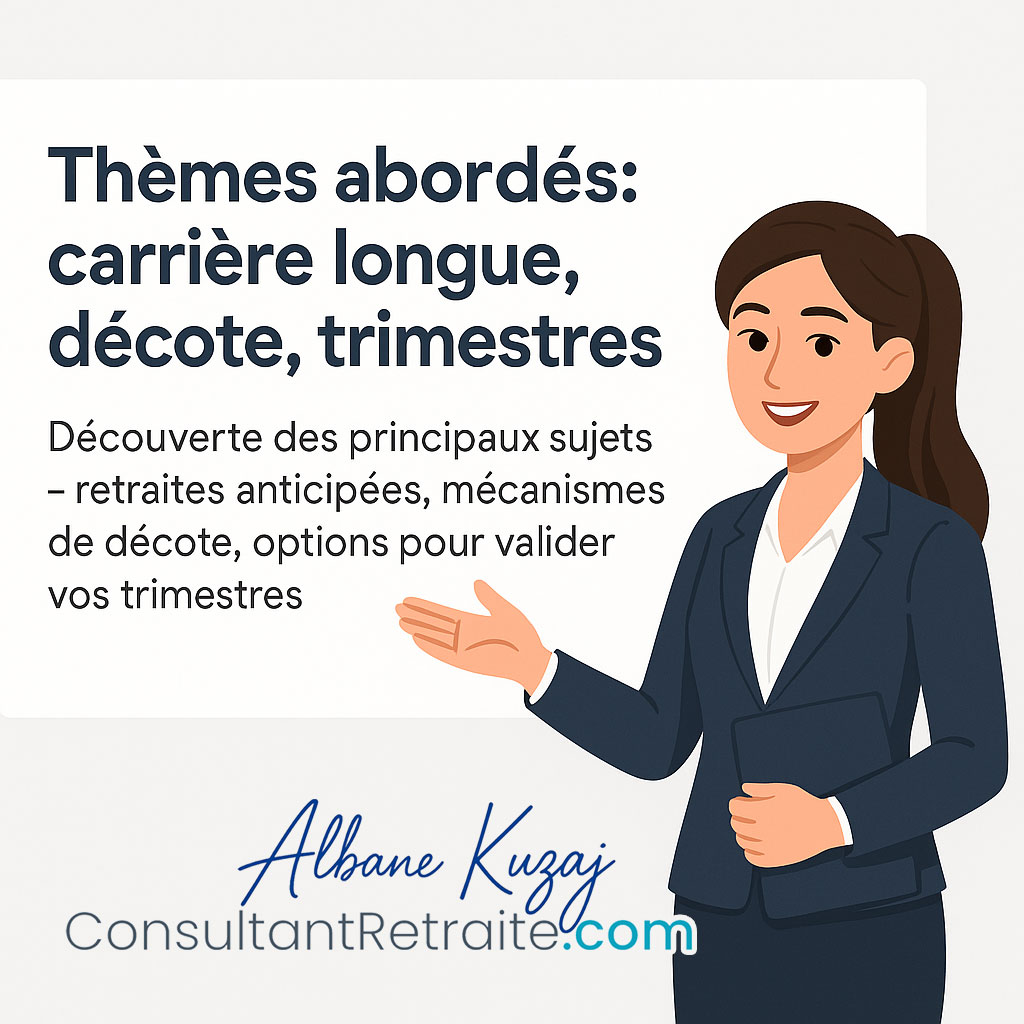 retraite carrière longue decote trimestres