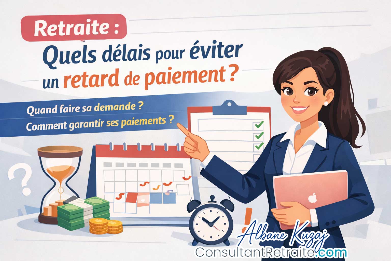 Évitez les retards de paiement de votre retraite : délais, démarches et garantie de versement